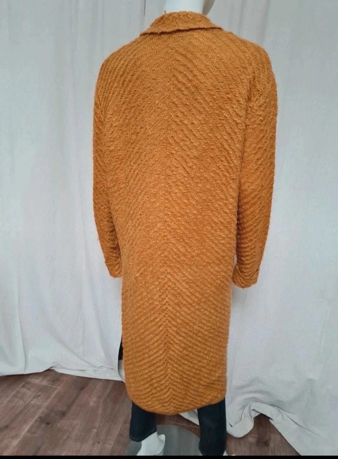Colete longo amarelo mostarda 38 – photo 2